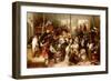 The Auction, 1863-John Morgan-Framed Giclee Print