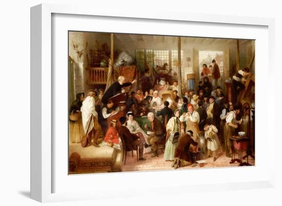 The Auction, 1863-John Morgan-Framed Giclee Print