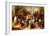 The Auction, 1863-John Morgan-Framed Giclee Print