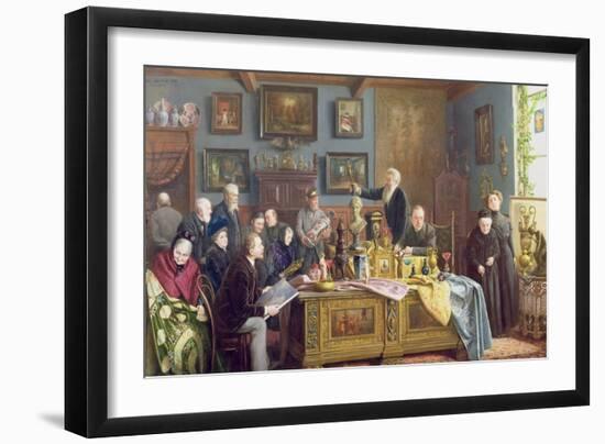 The Auction, 1910-Carl Johann Spielter-Framed Giclee Print