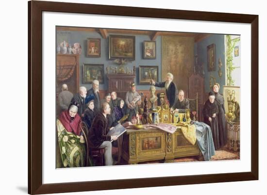 The Auction, 1910-Carl Johann Spielter-Framed Giclee Print