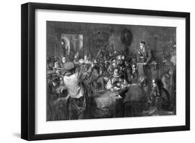 The Auction, Last Day of the Sale, the International Exhibition, 1862-George Bernard O'neill-Framed Giclee Print