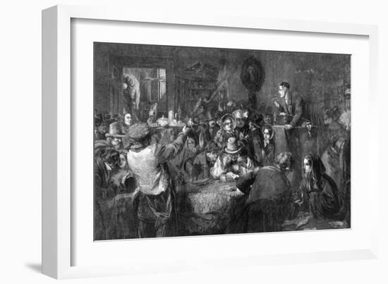 The Auction, Last Day of the Sale, the International Exhibition, 1862-George Bernard O'neill-Framed Giclee Print