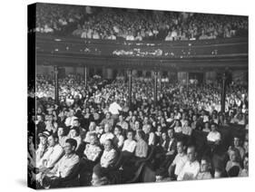 The Audience at the Grand Ole Opry-Ed Clark-Stretched Canvas