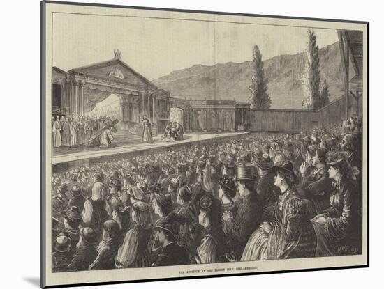 The Audience at the Passion Play, Ober-Ammergau-Matthew White Ridley-Mounted Giclee Print