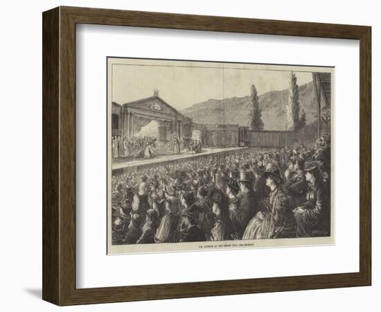 The Audience at the Passion Play, Ober-Ammergau-Matthew White Ridley-Framed Giclee Print