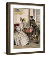 The Audience, Ca 1832-Paul Gavarni-Framed Giclee Print