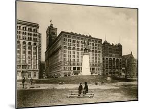 The Auditorium in Chicago, Circa 1890-null-Mounted Giclee Print