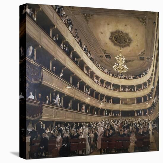 The Auditorium of the Old Castle Theatre, 1887/88-Gustav Klimt-Stretched Canvas