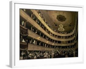 The Auditorium of the Old Castle Theatre, 1888-Gustav Klimt-Framed Giclee Print