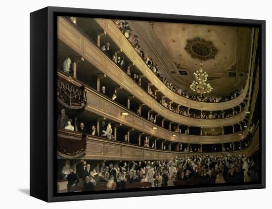 The Auditorium of the Old Castle Theatre, 1888-Gustav Klimt-Framed Stretched Canvas