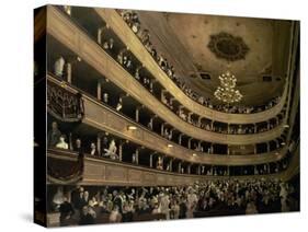The Auditorium of the Old Castle Theatre, 1888-Gustav Klimt-Stretched Canvas