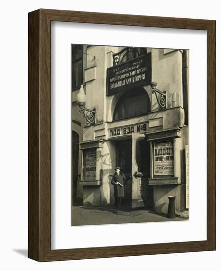 The Auditorium, the Polytechnical Museum, Moscow, USSR, 1925-null-Framed Giclee Print