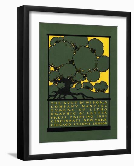 The Ault and Wiborg Company-Will Bradley-Framed Art Print