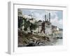 The Aurangzeb Mosque, Varanasi, India, C1890-null-Framed Giclee Print