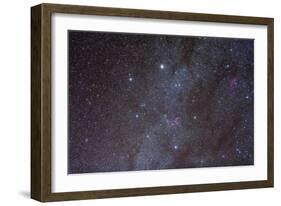 The Auriga Constellation Showing Lanes of Dark Nebulosity-null-Framed Photographic Print