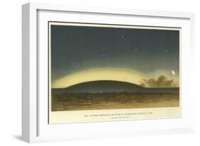 The Aurora Borealis as Seen at Edinburgh, 6 August 1871-null-Framed Giclee Print