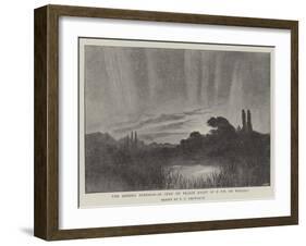 The Aurora Borealis, as Seen on Friday Night at 9 PM at Molesey-null-Framed Giclee Print
