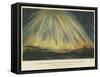 The Aurora Borealis as Seen to the South-East of Edinburgh-null-Framed Stretched Canvas