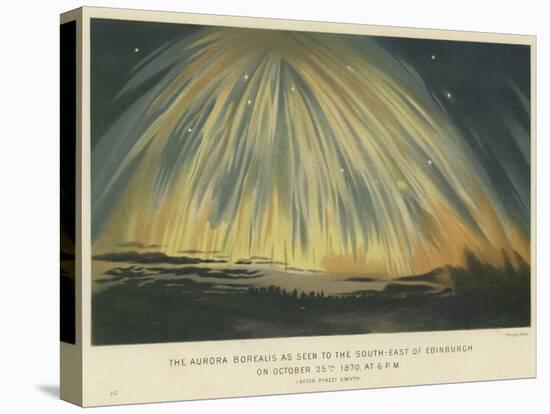 The Aurora Borealis as Seen to the South-East of Edinburgh-null-Stretched Canvas