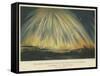 The Aurora Borealis as Seen to the South-East of Edinburgh-null-Framed Stretched Canvas