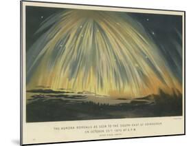 The Aurora Borealis as Seen to the South-East of Edinburgh-null-Mounted Giclee Print