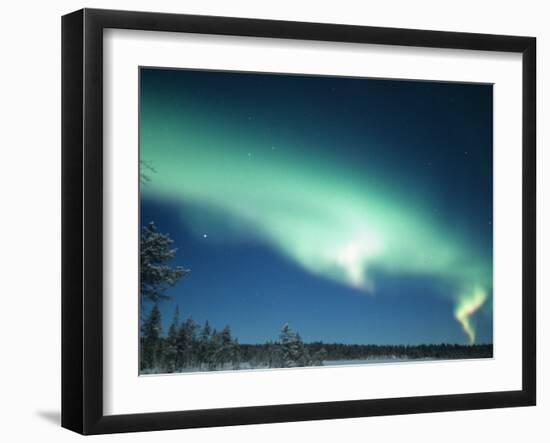 The Aurora Borealis, Lapland, Finland-Daisy Gilardini-Framed Premium Photographic Print