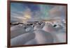 The Aurora Borealis (Northern Lights) Illuminate Snowy Landscape on a Starry Night Stronstad-Roberto Moiola-Framed Photographic Print