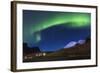 The Aurora Borealis Wraps Around The Mountain In Southern Iceland-Joe Azure-Framed Photographic Print