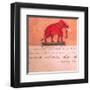 The Auspicious Elephant III-Ping Chettabok-Framed Art Print