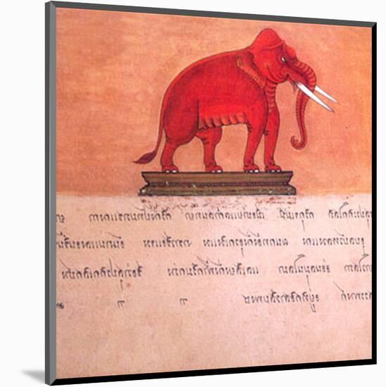 The Auspicious Elephant III-Ping Chettabok-Mounted Art Print