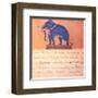 The Auspicious Elephant IV-Ping Chettabok-Framed Art Print