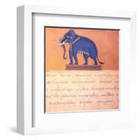 The Auspicious Elephant IV-Ping Chettabok-Framed Art Print