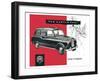 The Austin Taxi-null-Framed Art Print