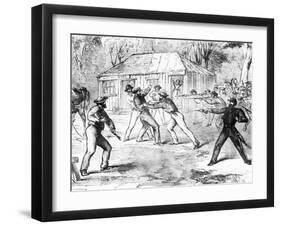 The Australian Bushranger, Frank Gardiner-null-Framed Art Print