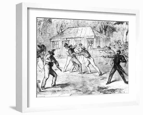 The Australian Bushranger, Frank Gardiner-null-Framed Art Print