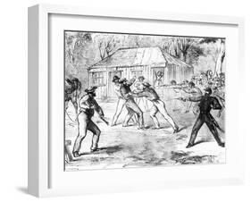 The Australian Bushranger, Frank Gardiner-null-Framed Art Print