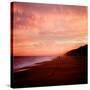 The Australian Coast at Sunset with a Figure in the Distance-Trigger Image-Stretched Canvas