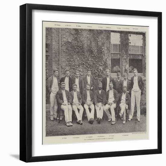 The Australian Cricket-Players in England-null-Framed Giclee Print