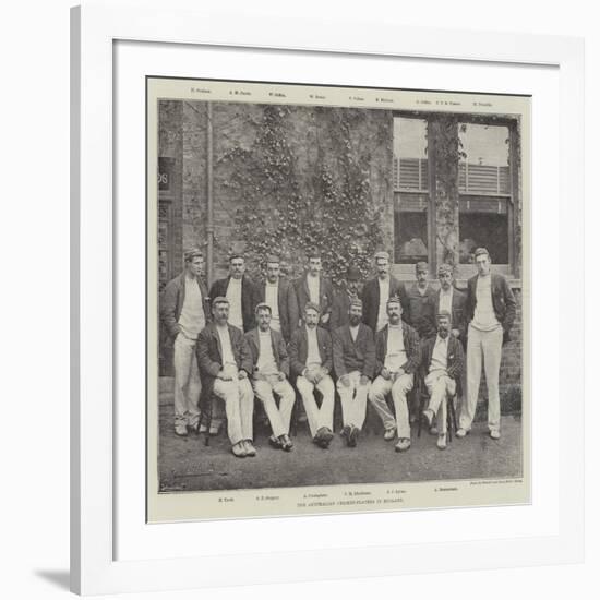 The Australian Cricket-Players in England-null-Framed Giclee Print