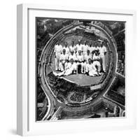 The Australian Cricket Team 'At' the Oval, 1938-null-Framed Photographic Print