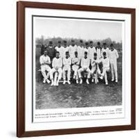 The Australian Cricket Team of 1912-null-Framed Giclee Print