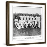 The Australian Cricket Team of 1912-null-Framed Giclee Print