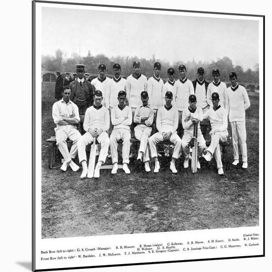 The Australian Cricket Team of 1912-null-Mounted Giclee Print