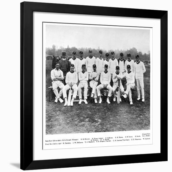 The Australian Cricket Team of 1912-null-Framed Giclee Print