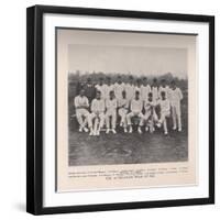 The Australian Cricket Team of 1912-null-Framed Giclee Print