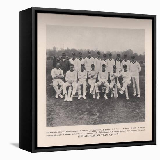 The Australian Cricket Team of 1912-null-Framed Stretched Canvas