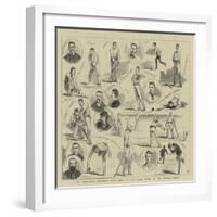 The Australian Cricketing Team, Notes at the Final Match at the Crystal Palace-null-Framed Giclee Print