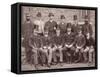 The Australian Cricketing Team of 1888 Pose in Formal Dress-null-Framed Stretched Canvas