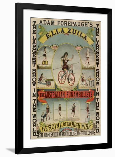 The Australian Funambulist.-null-Framed Giclee Print